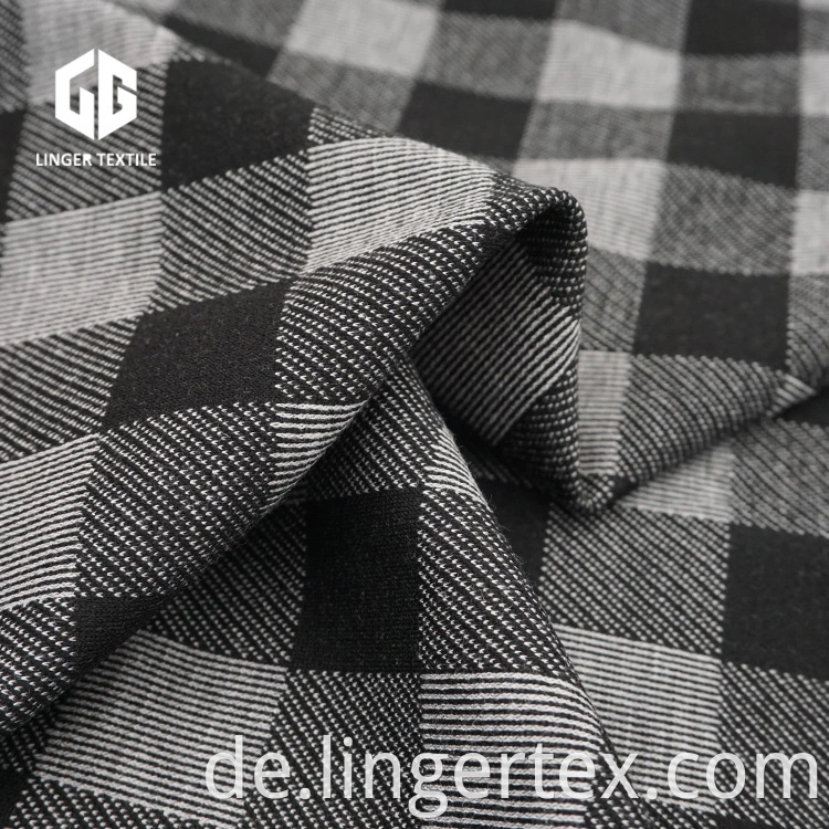 Überprüfen Sie Design Classic Jacquard Interlock Cotton Fabric für Mode